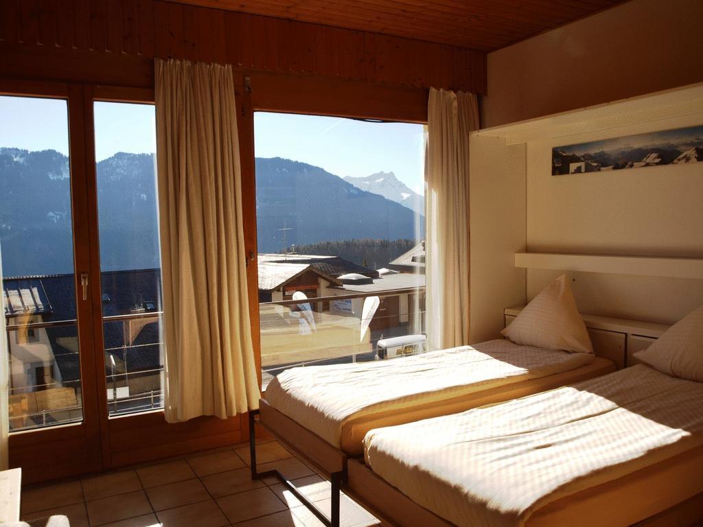 Au Bel Air Hotel Leysin Zimmer foto